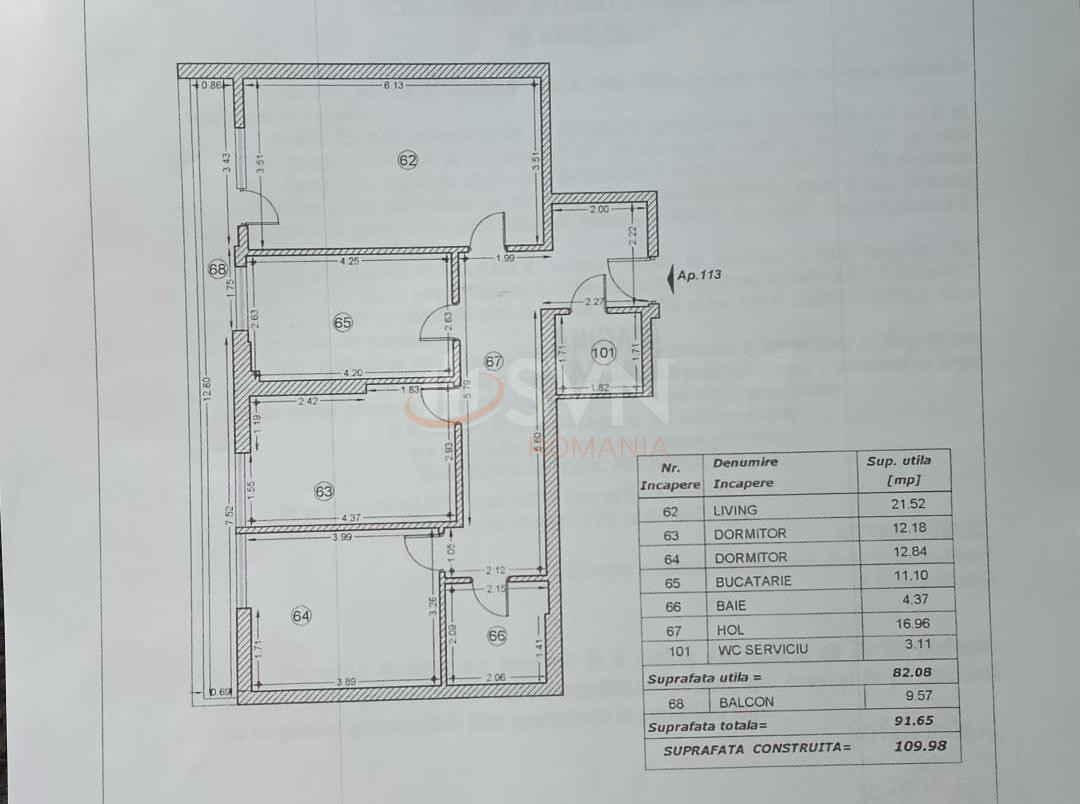Apartament, 3 camere Bucuresti/Chitila