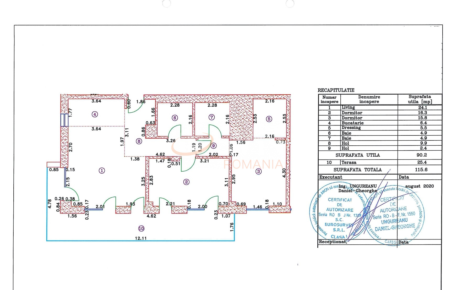 Apartament, 3 camere Bucuresti/Piata Victoriei