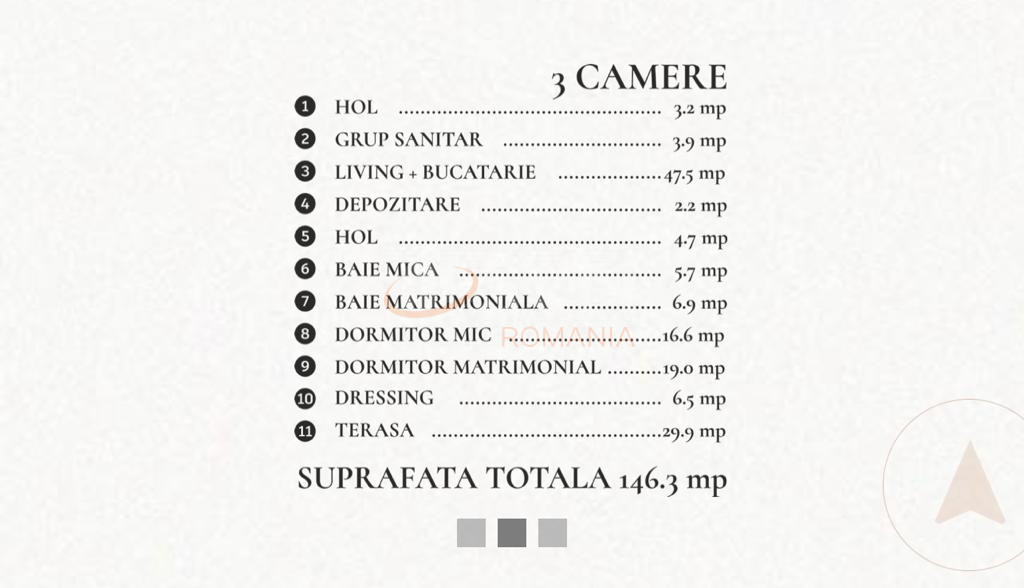 Apartament, 3 camere Bucuresti/Baneasa