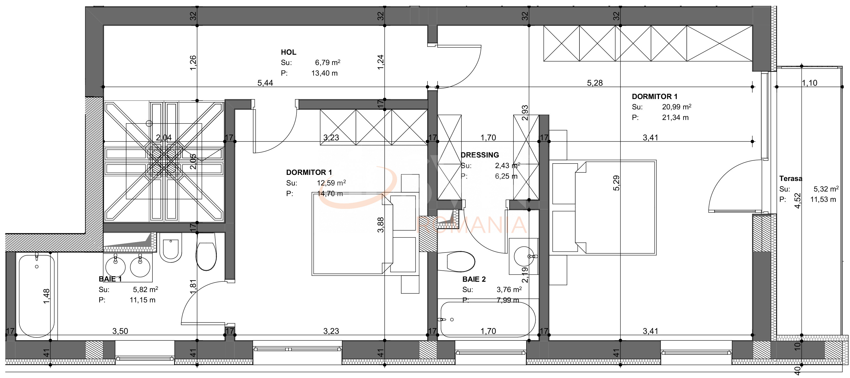 Apartament, 3 camere Bucuresti/Pipera