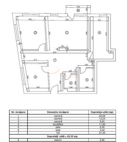 Apartament, 3 camere Bucuresti/Bucurestii Noi