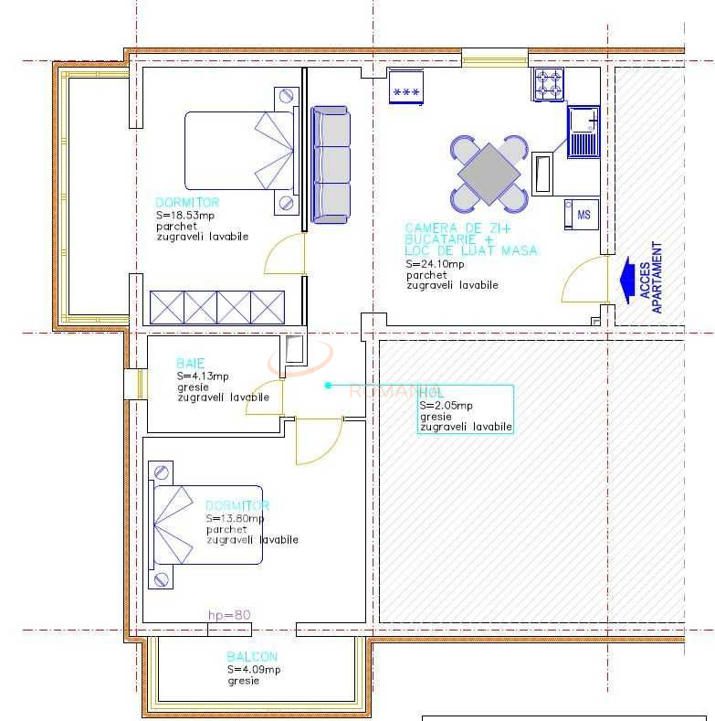 Apartament, 3 camere Bucuresti/Aviatiei