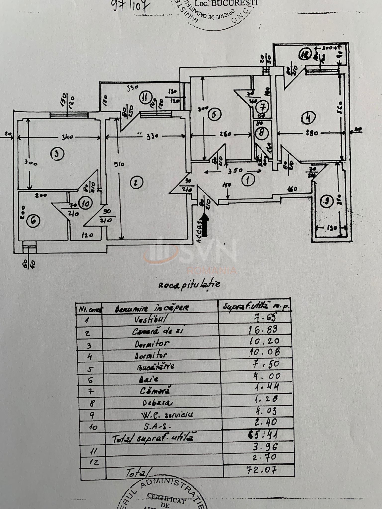 Apartament, 3 camere Bucuresti/Iancului