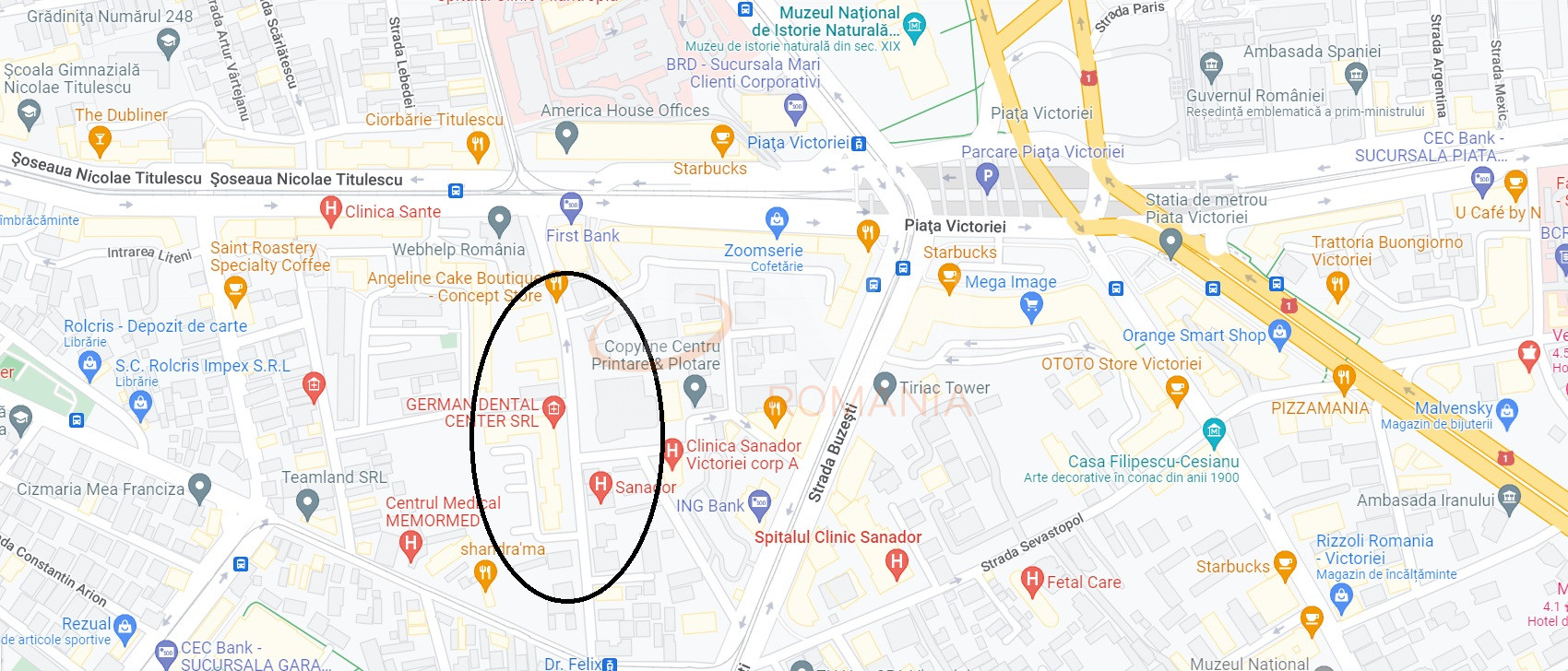 Apartament, 3 camere Bucuresti/Victoriei