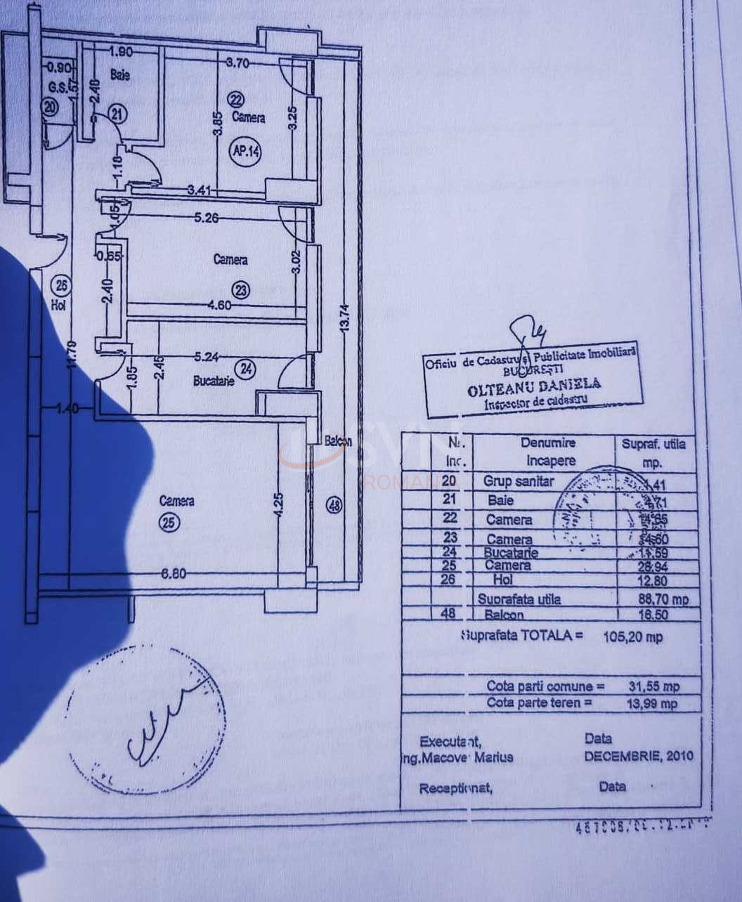 Apartament, 3 camere Bucuresti/Bucur Obor