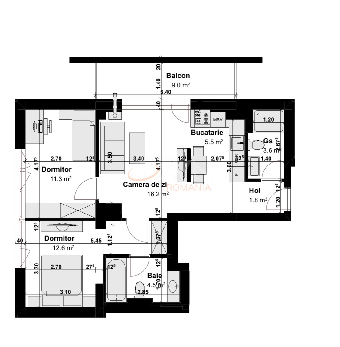 Apartament, 3 camere Bucuresti/Obor