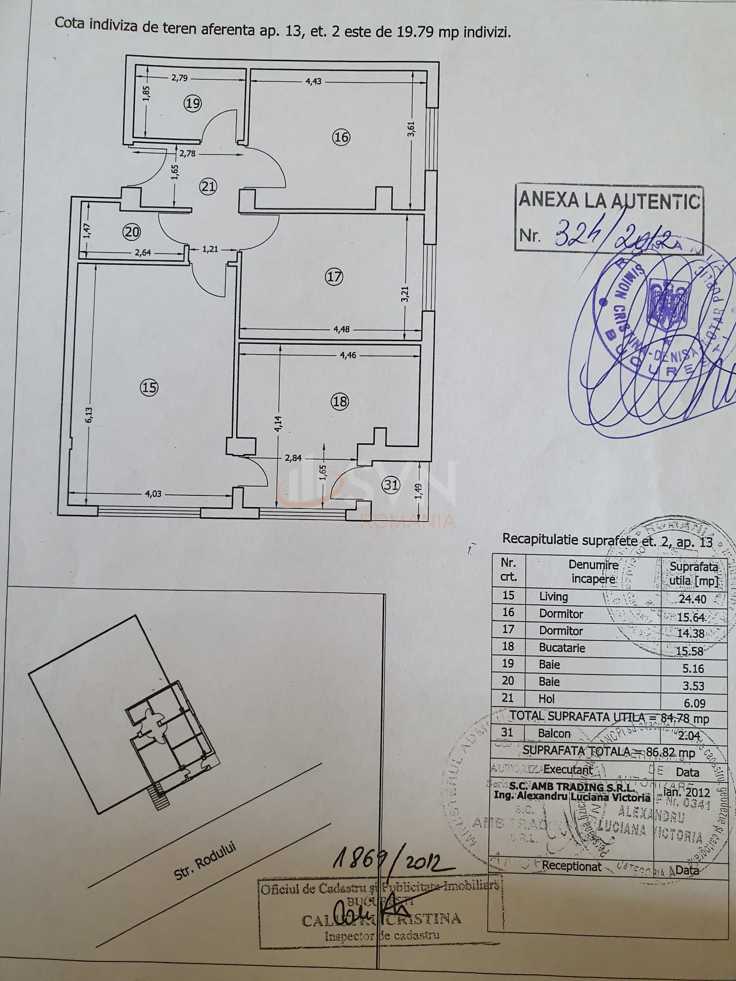 Apartament, 3 camere Bucuresti/Bucurestii Noi