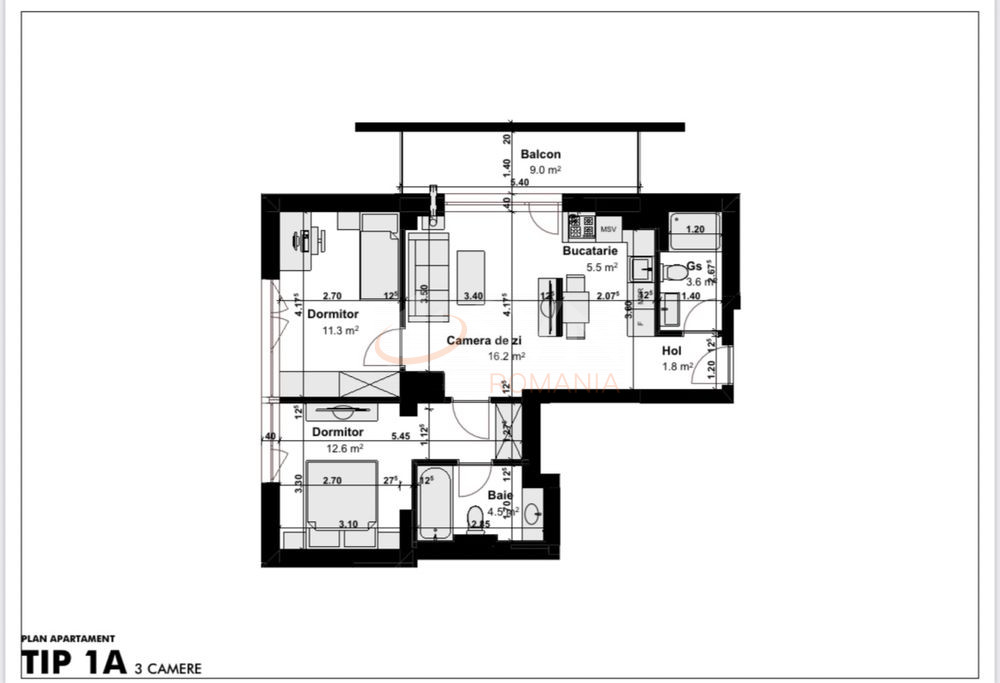 Apartament, 3 camere Bucuresti/Obor