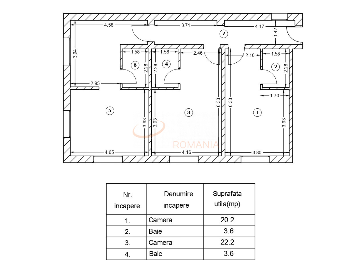 Apartament, 3 camere Bucuresti/Kiseleff