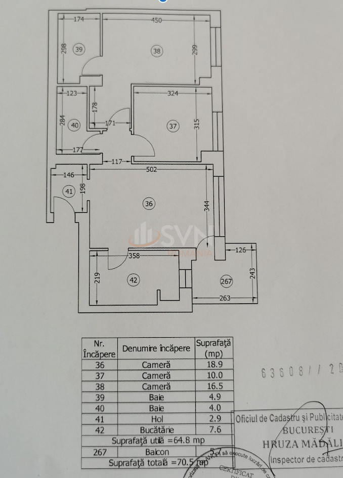 Apartament, 3 camere Bucuresti/Aviatiei