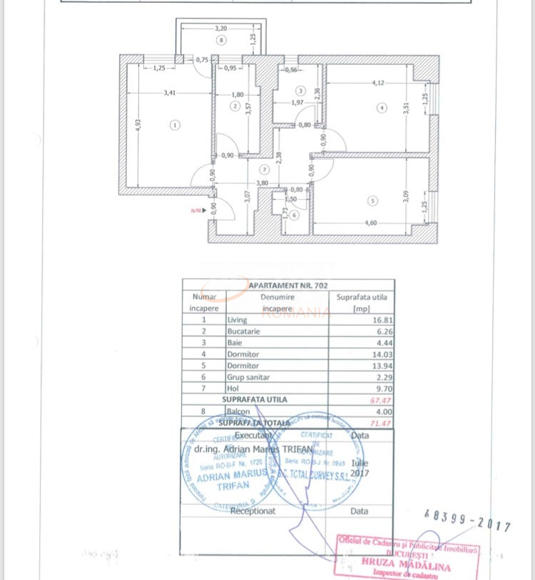 Apartament, 3 camere Bucuresti/Splaiul Unirii (s3)