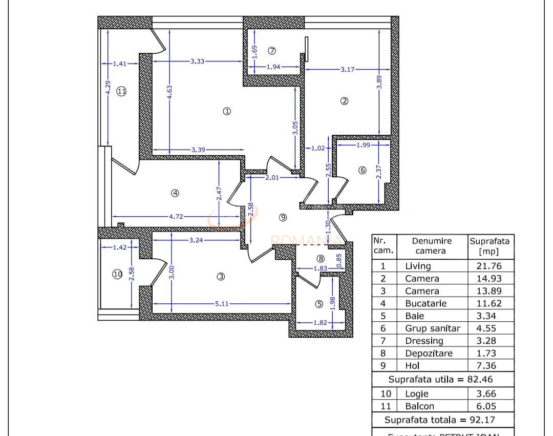 Apartament, 3 camere Bucuresti/Pipera