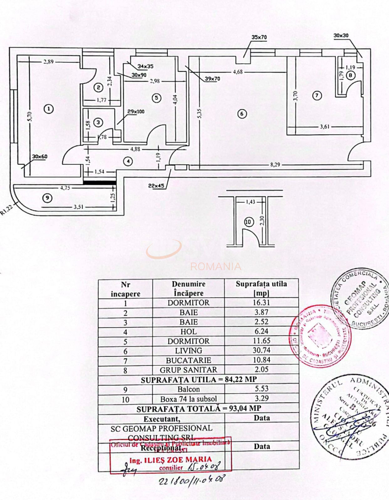 Apartament, 3 camere Bucuresti/Baneasa