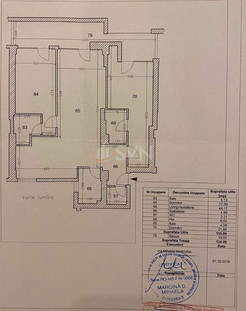 Apartament, 3 camere Bucuresti/Nordului