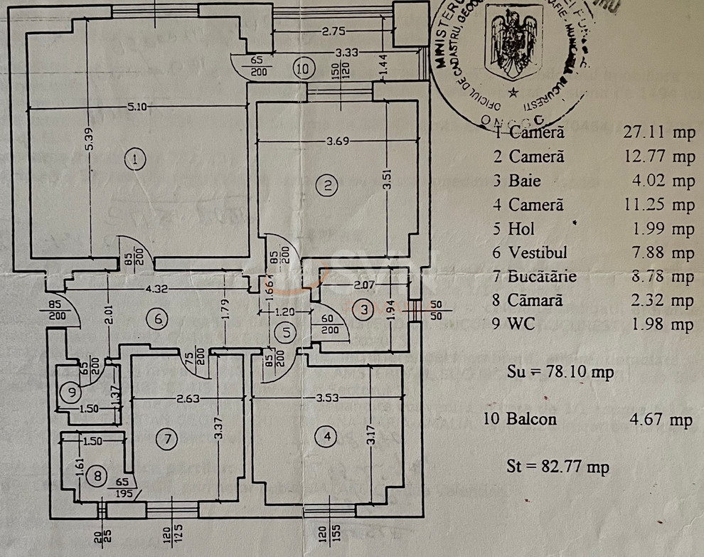 Apartament, 3 camere Bucuresti/Mircea Voda