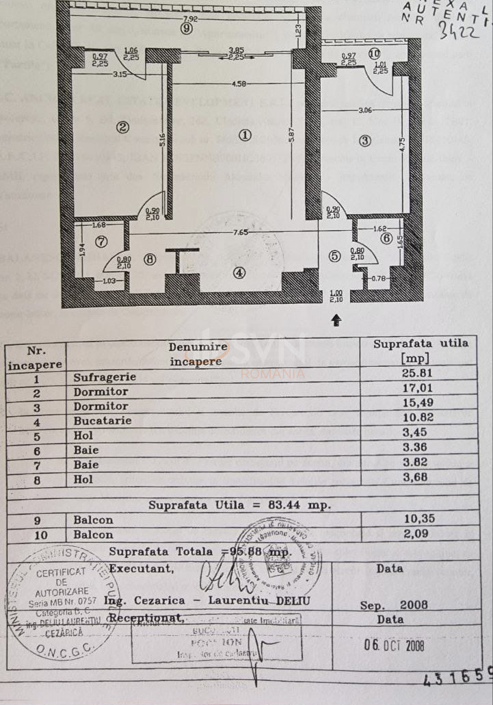 Apartament, 3 camere Bucuresti/Dristor