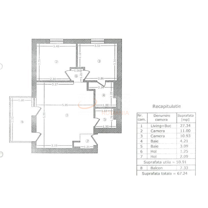 Apartament, 3 camere Bucuresti/Tineretului