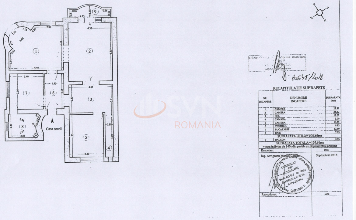 Apartament, 3 camere Bucuresti/Piata Victoriei