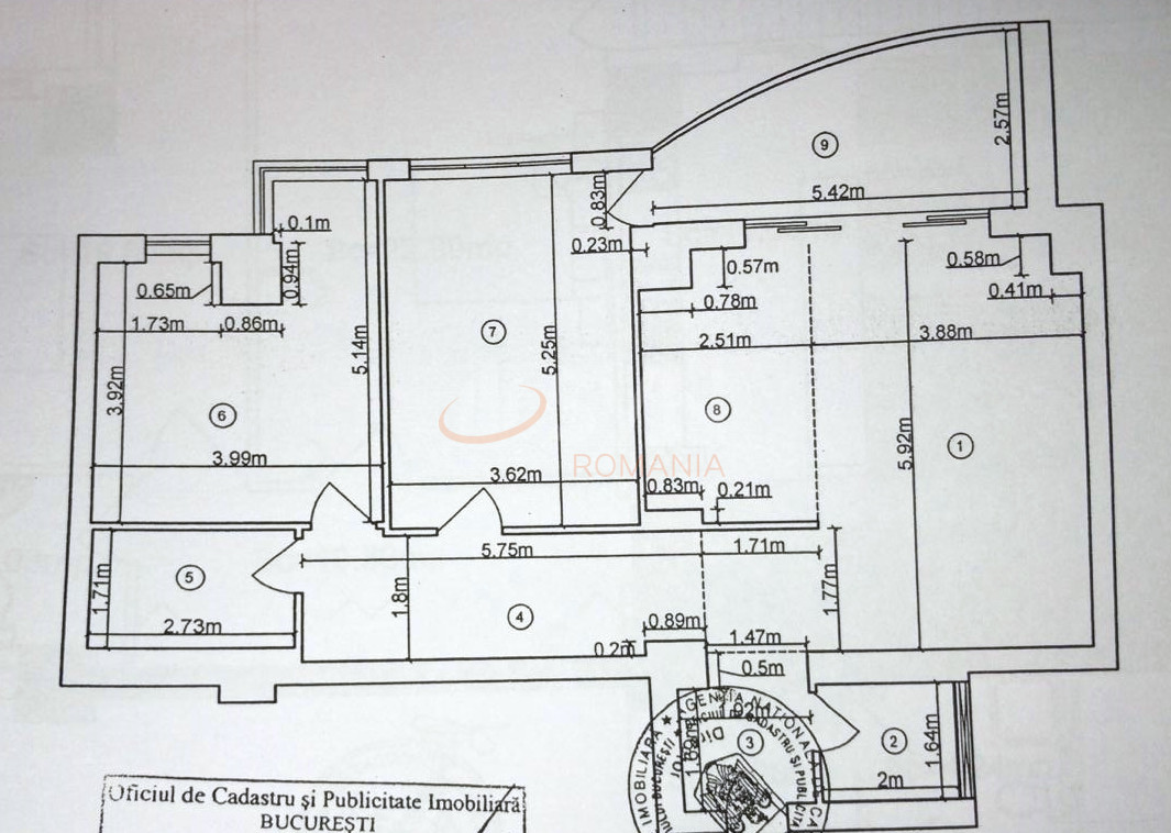 Apartament, 3 camere Bucuresti/Stefan Cel Mare