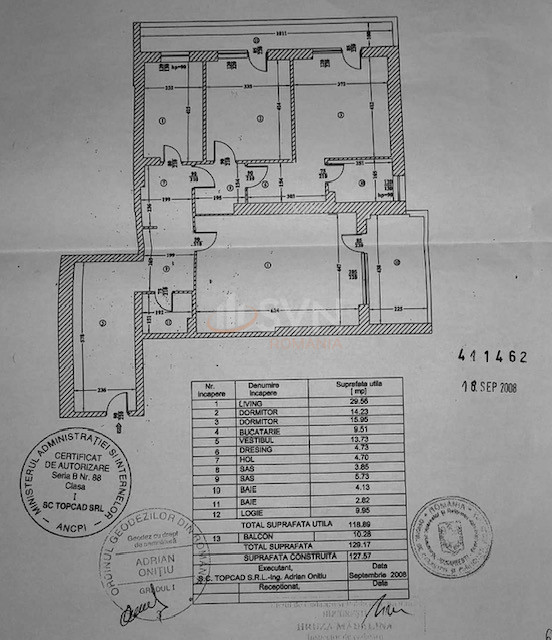 Apartament, 3 camere Bucuresti/Bucurestii Noi