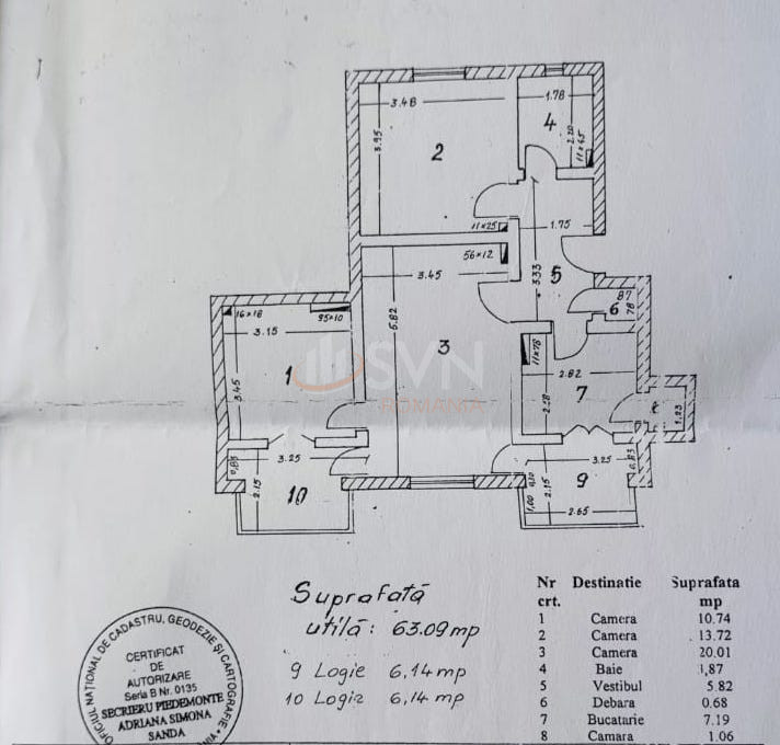 Apartament, 3 camere Bucuresti/Primaverii