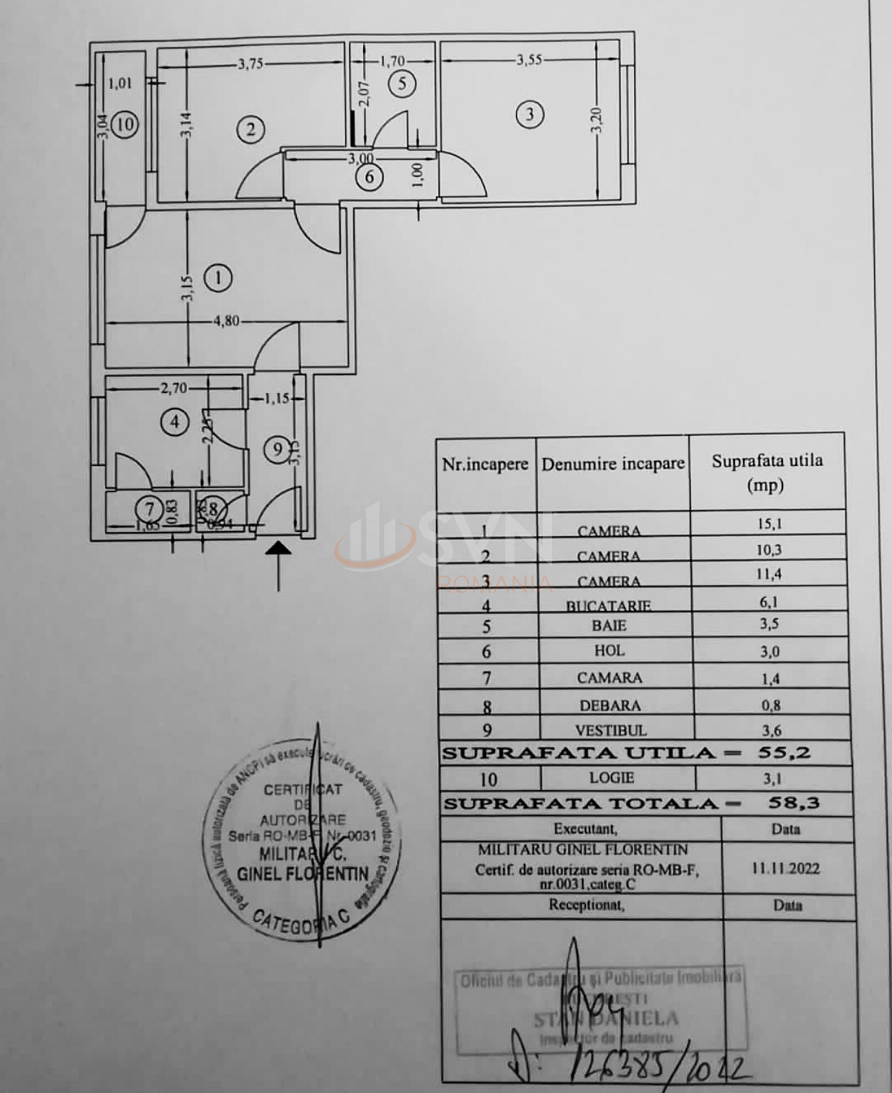 Apartament, 3 camere Bucuresti/Drumul Taberei
