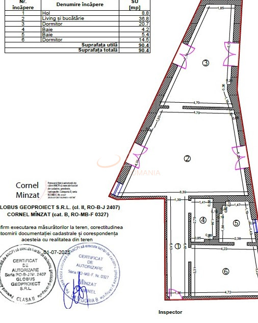 Apartament, 3 camere Bucuresti/Salajan