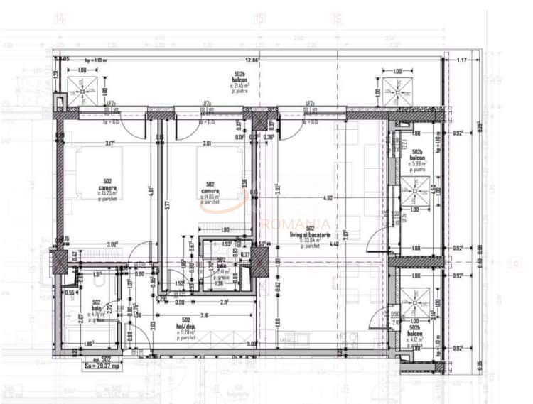 Apartament, 3 camere Cluj/Zorilor