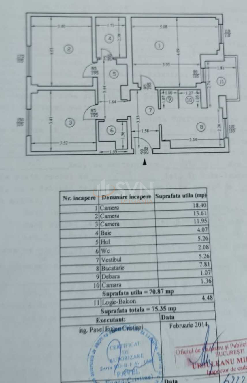 Apartament, 3 camere Bucuresti/Lujerului