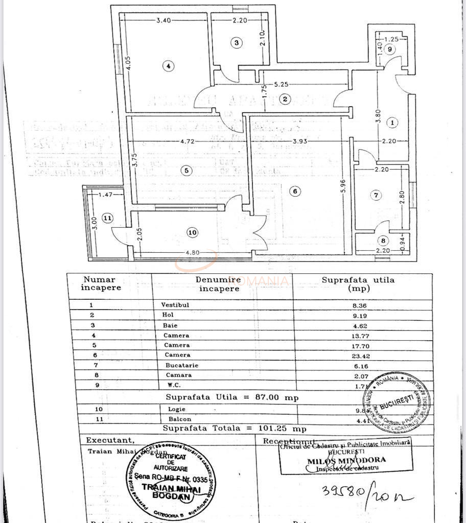 Apartament, 3 camere Bucuresti/Kiseleff
