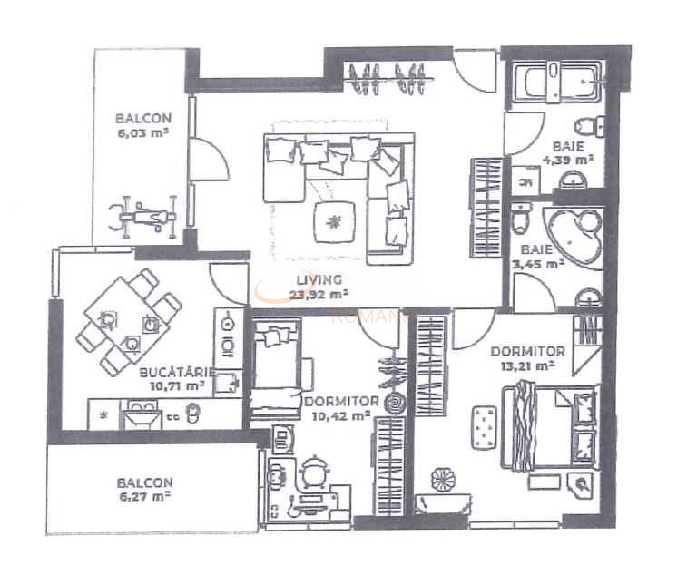 Apartament, 3 camere Cluj/Sopor