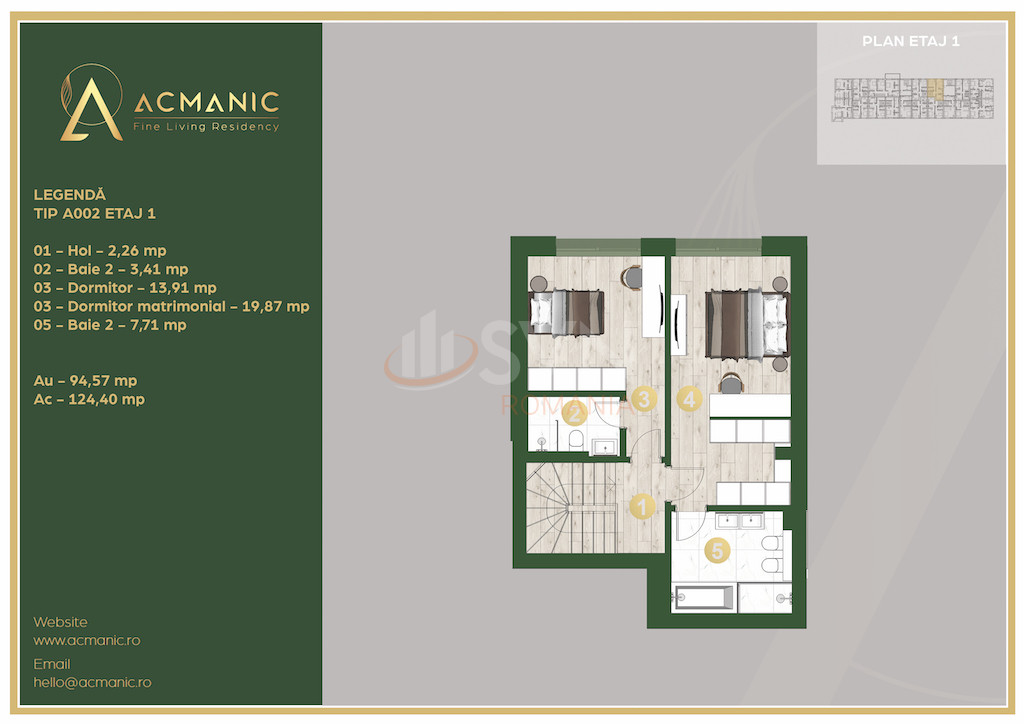 Apartament, 3 camere Bucuresti/Pipera