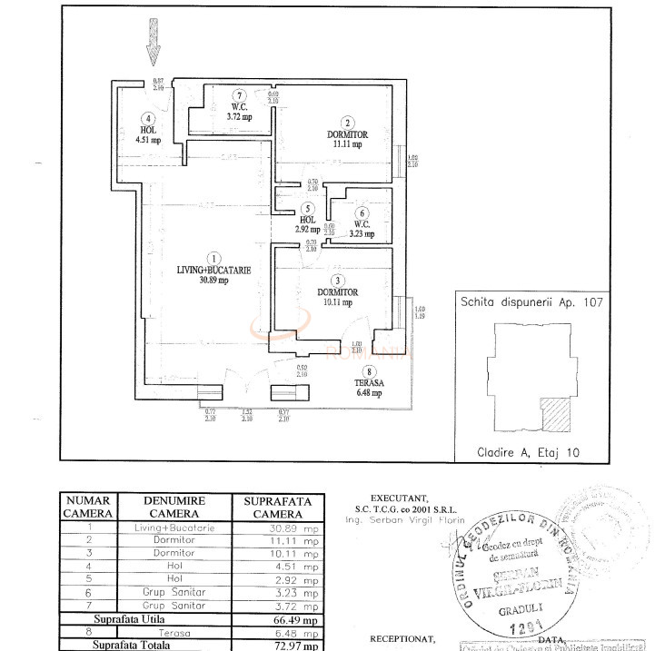 Apartament, 3 camere Bucuresti/Titan