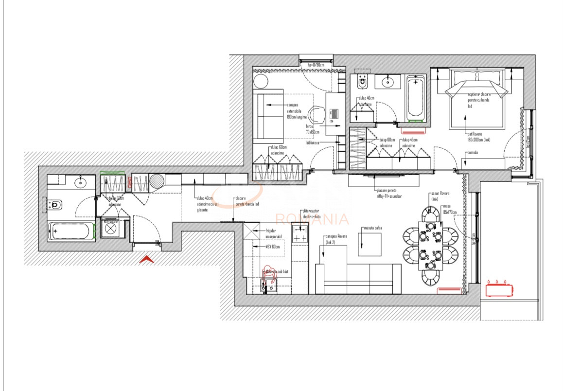 Apartament, 3 camere Bucuresti/Timpuri Noi