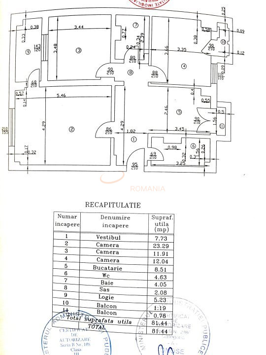 Apartament, 3 camere Bucuresti/Alba Iulia