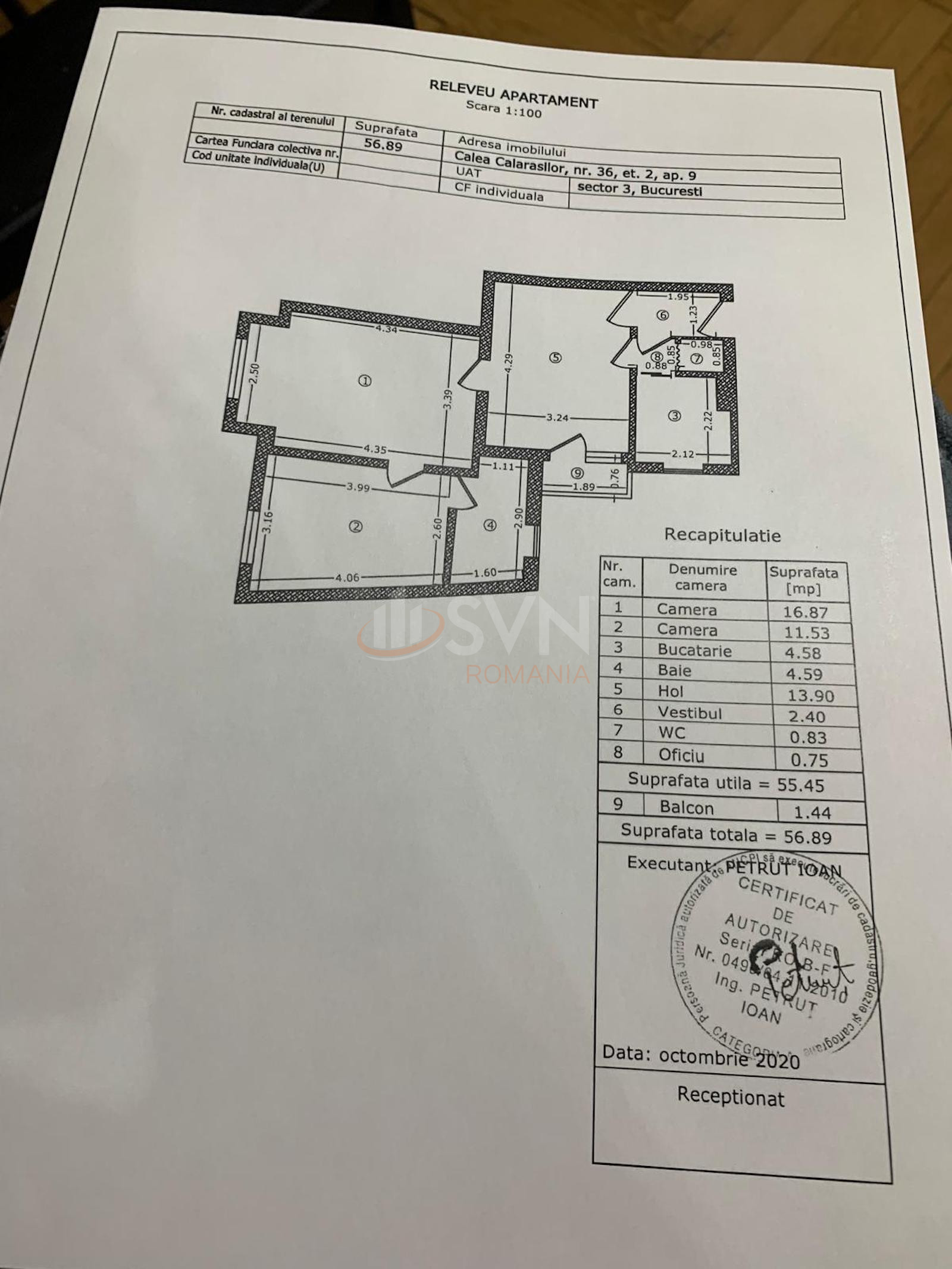Apartament, 3 camere Bucuresti/Unirii (s3)