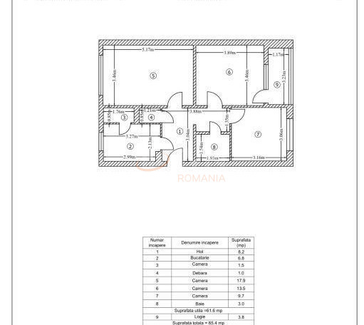 Apartament, 3 camere Bucuresti/Titan