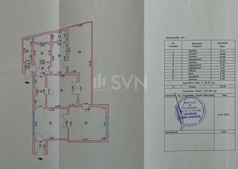 Apartament, 3 camere Bucuresti/Universitate (s1)