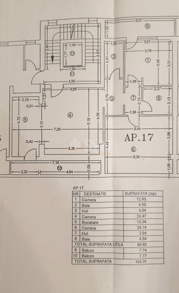 Apartament, 3 camere Bucuresti/Herastrau