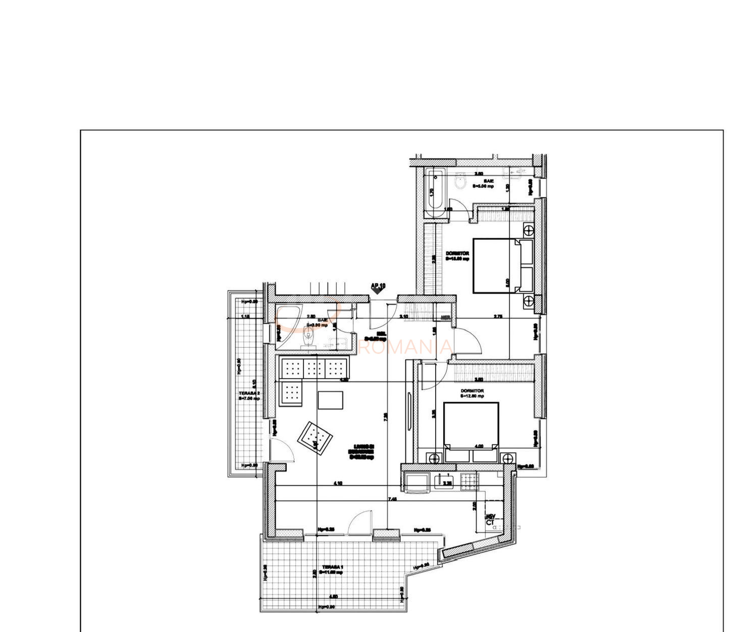 Apartament, 3 camere Bucuresti/Pipera