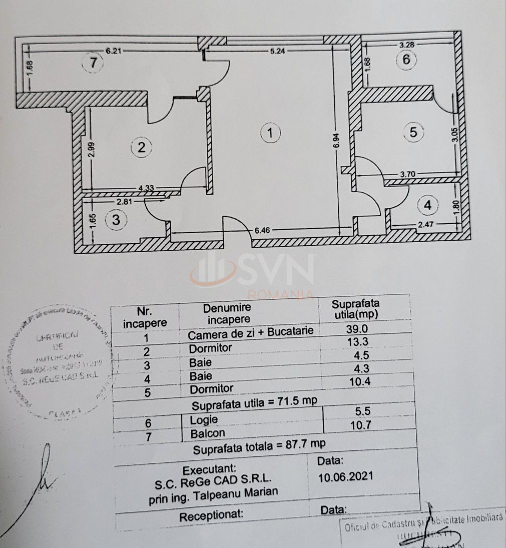 Apartament, 3 camere Bucuresti/Sisesti