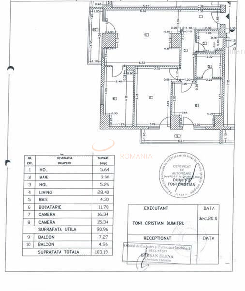 Apartament, 3 camere Bucuresti/Decebal