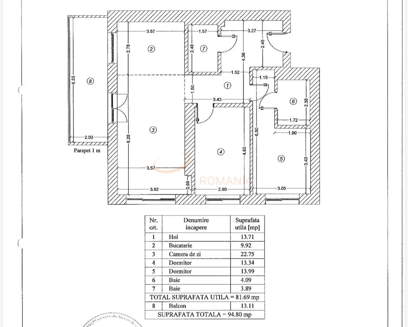 Apartament, 3 camere Bucuresti/1 Mai