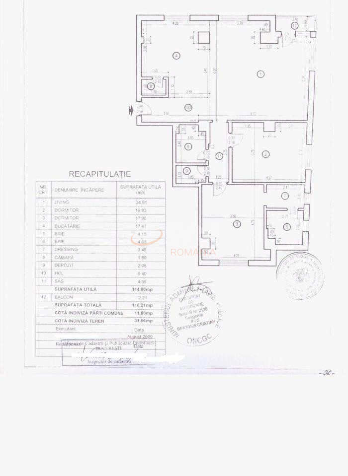 Apartament, 3 camere Bucuresti/Floreasca