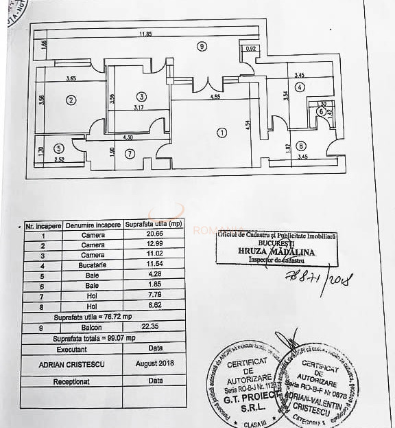 Apartament, 3 camere Bucuresti/Floreasca