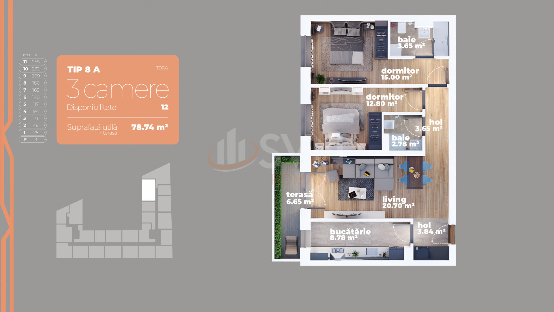 Apartament, 3 camere Bucuresti/Titan