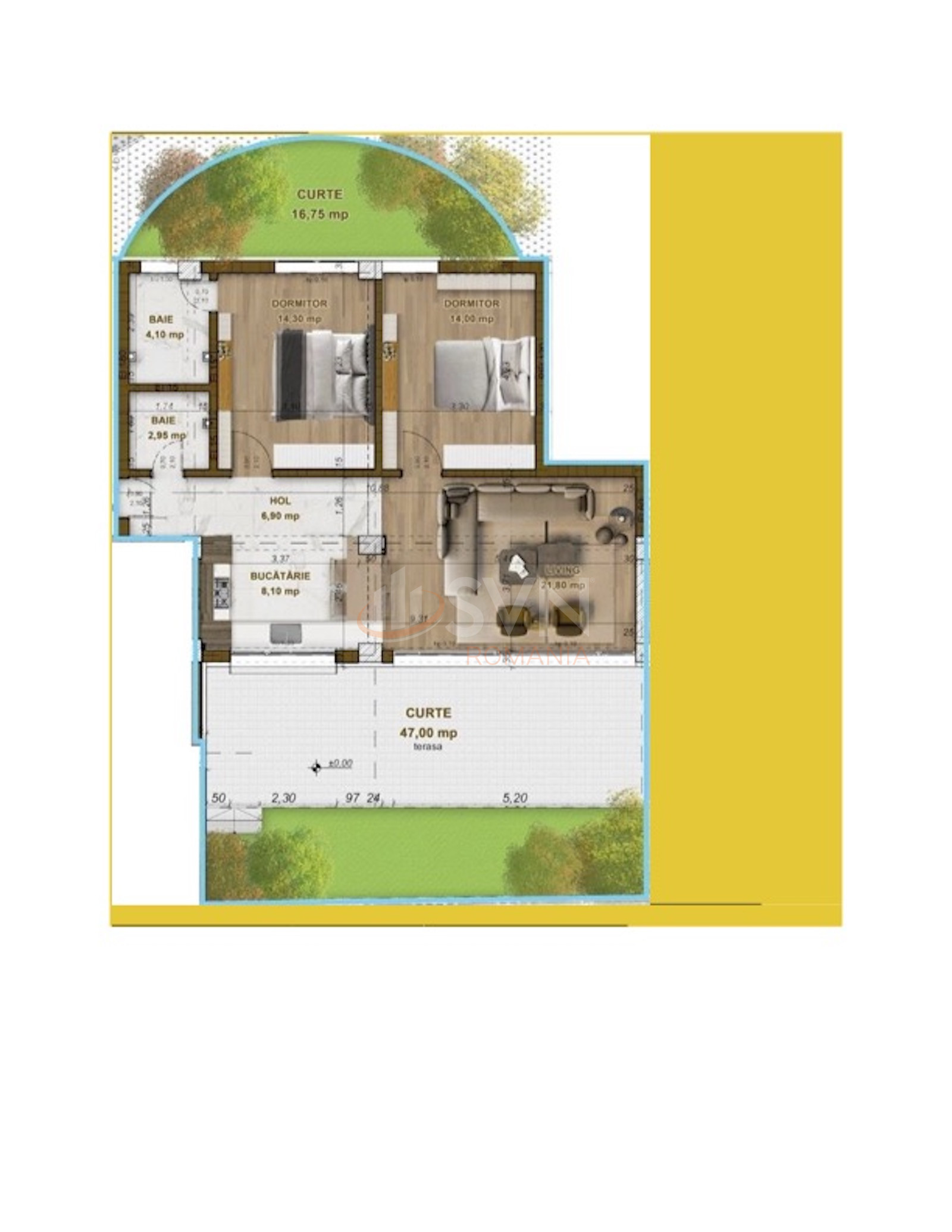 Apartament, 3 camere Bucuresti/Domenii