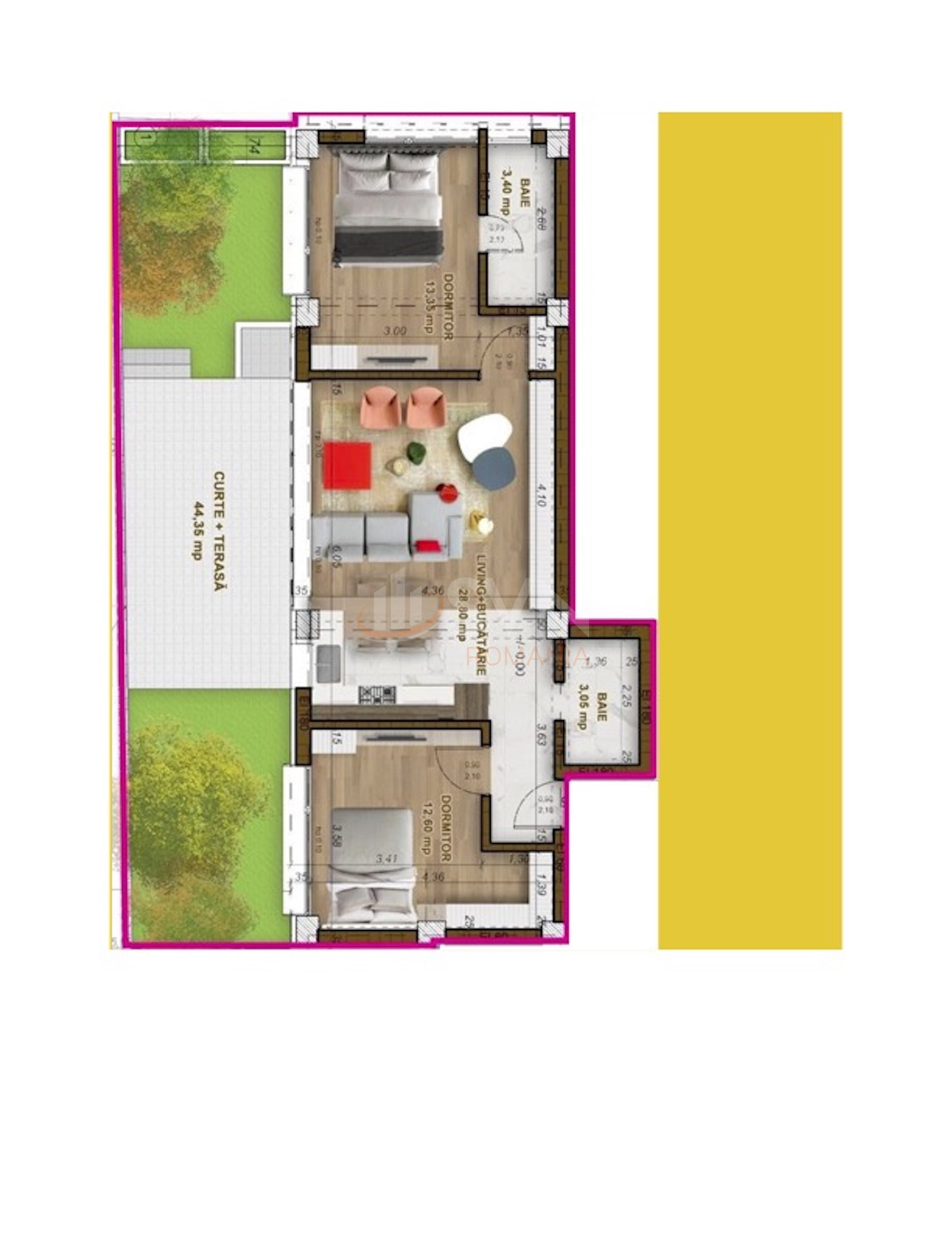 Apartament, 3 camere Bucuresti/Domenii