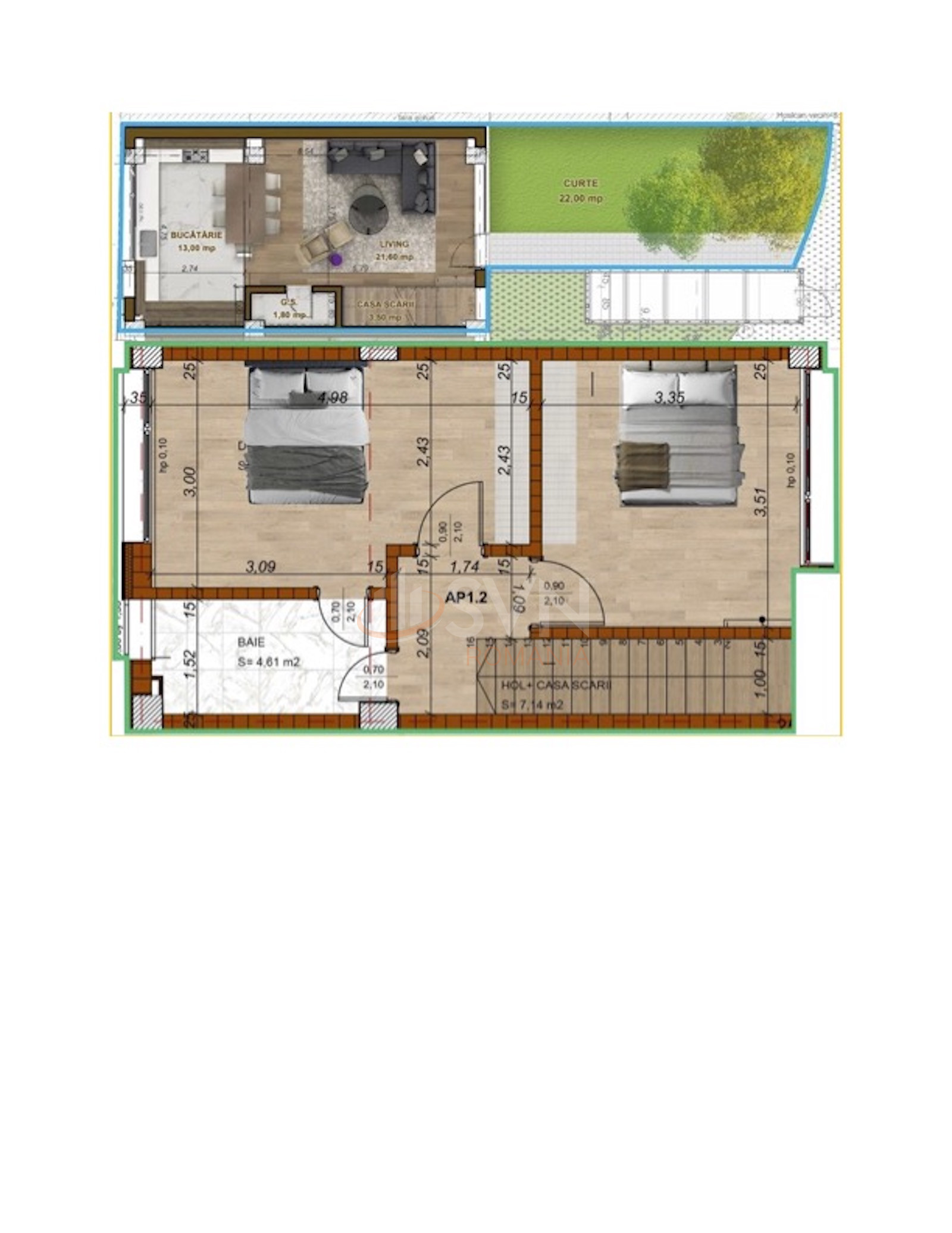 Apartament, 3 camere Bucuresti/Domenii