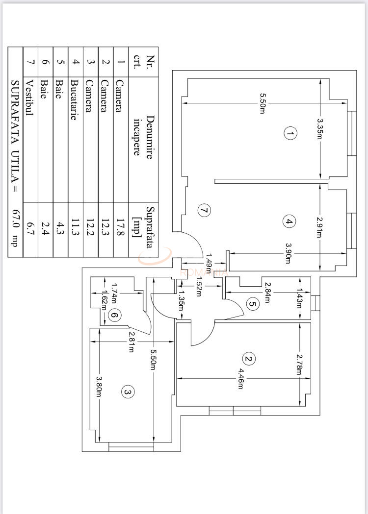 Apartament, 3 camere Bucuresti/Tineretului